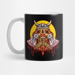 Viking Skeleton Warrior Mug